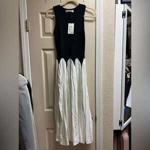 Anthropologie dress - Siempre Michelle Sleeveless Colorblock Midi Dress. NWT